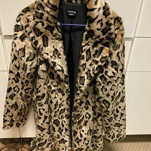 BEBE leopard jacket